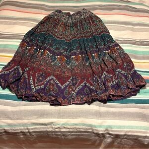 Bohemian Multicolor Skirt